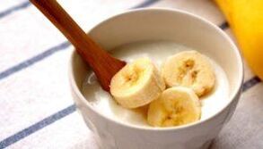 Bananenmask fir Glanz a Faltfräi Haut