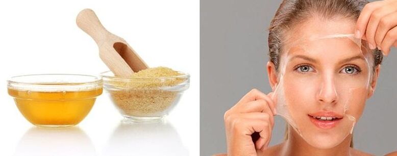 Gelatine Mask fir Falten